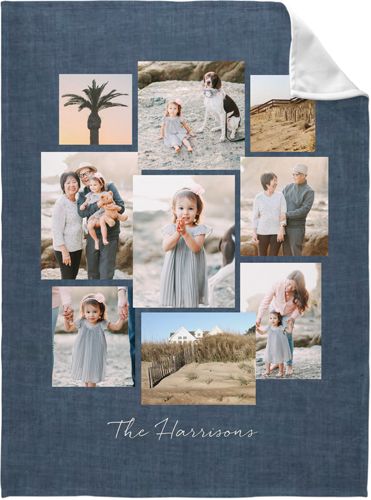 Gallery Collage of Nine Fleece Photo Blanket by Shutterfly | Shutterfly | Shutterfly