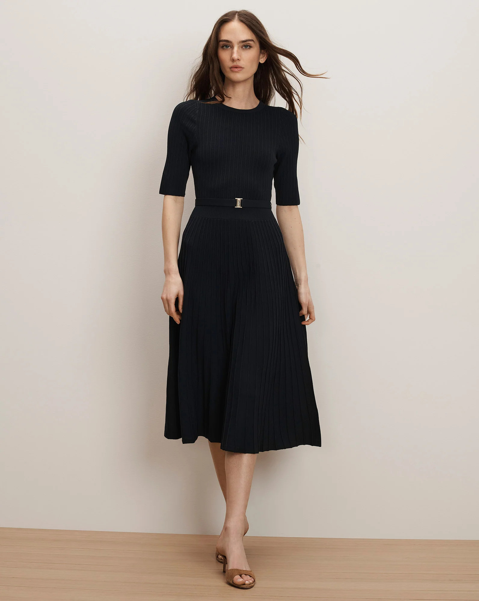 Elthea Belted Midi Dress | Veronica Beard