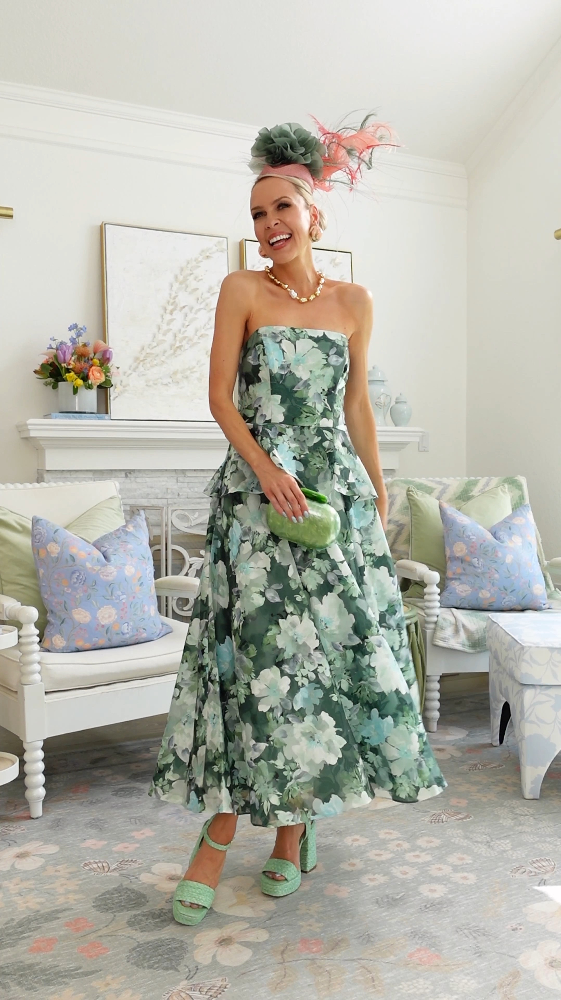 Derby ready! 
Head piece by Magnolia Millinery 

#LTKstyletip #LTKwedding #LTKparties