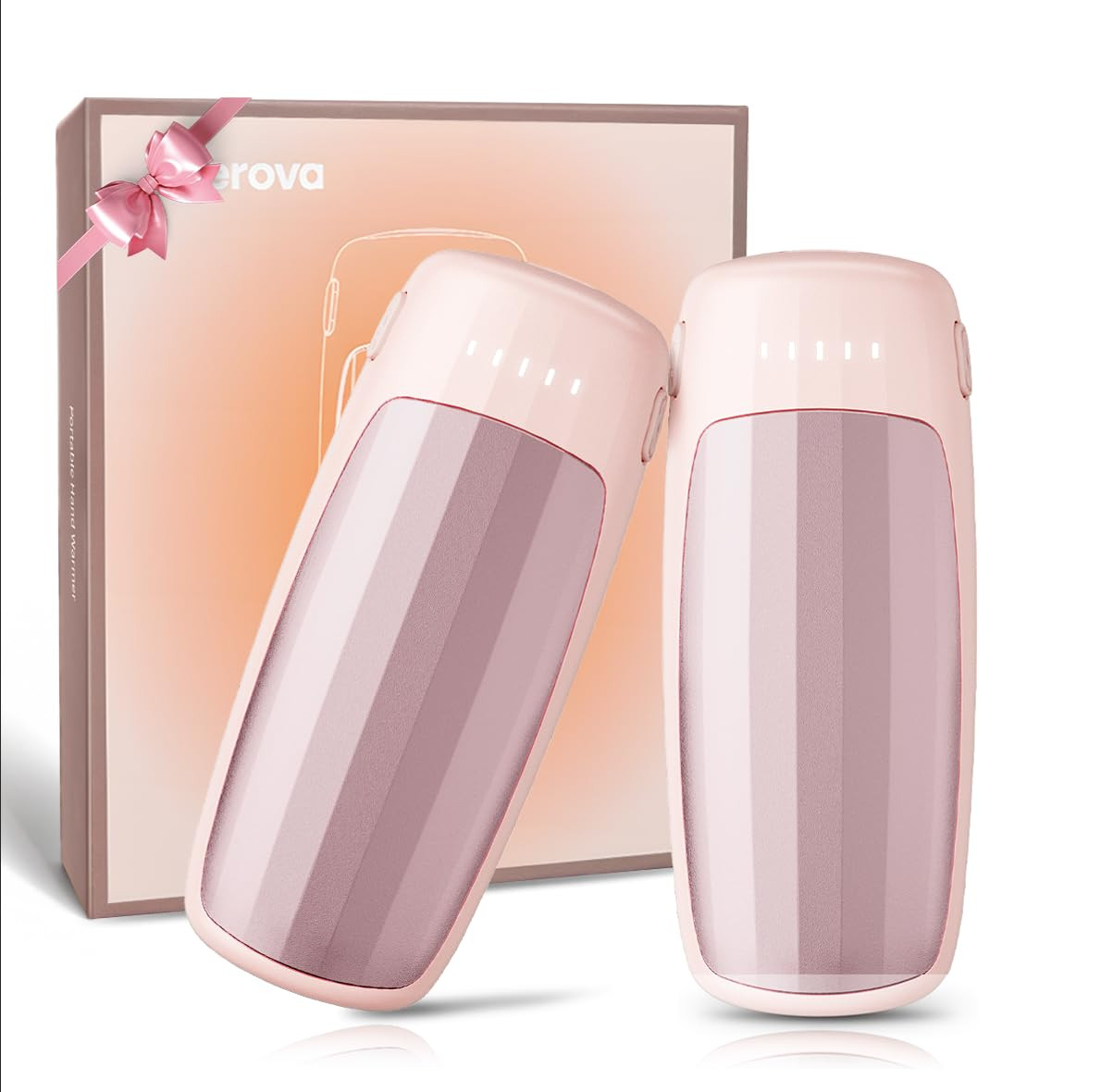 Rechargeable Hand Warmers 2 Pack, Electronic Handwarmers with 5 Levels Heat, Max 131℉ Fast Heat... | Amazon (US)