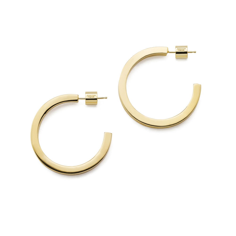 Jennifer Fisher Gwyneth Hoops Earring in Yellow Gold | goop