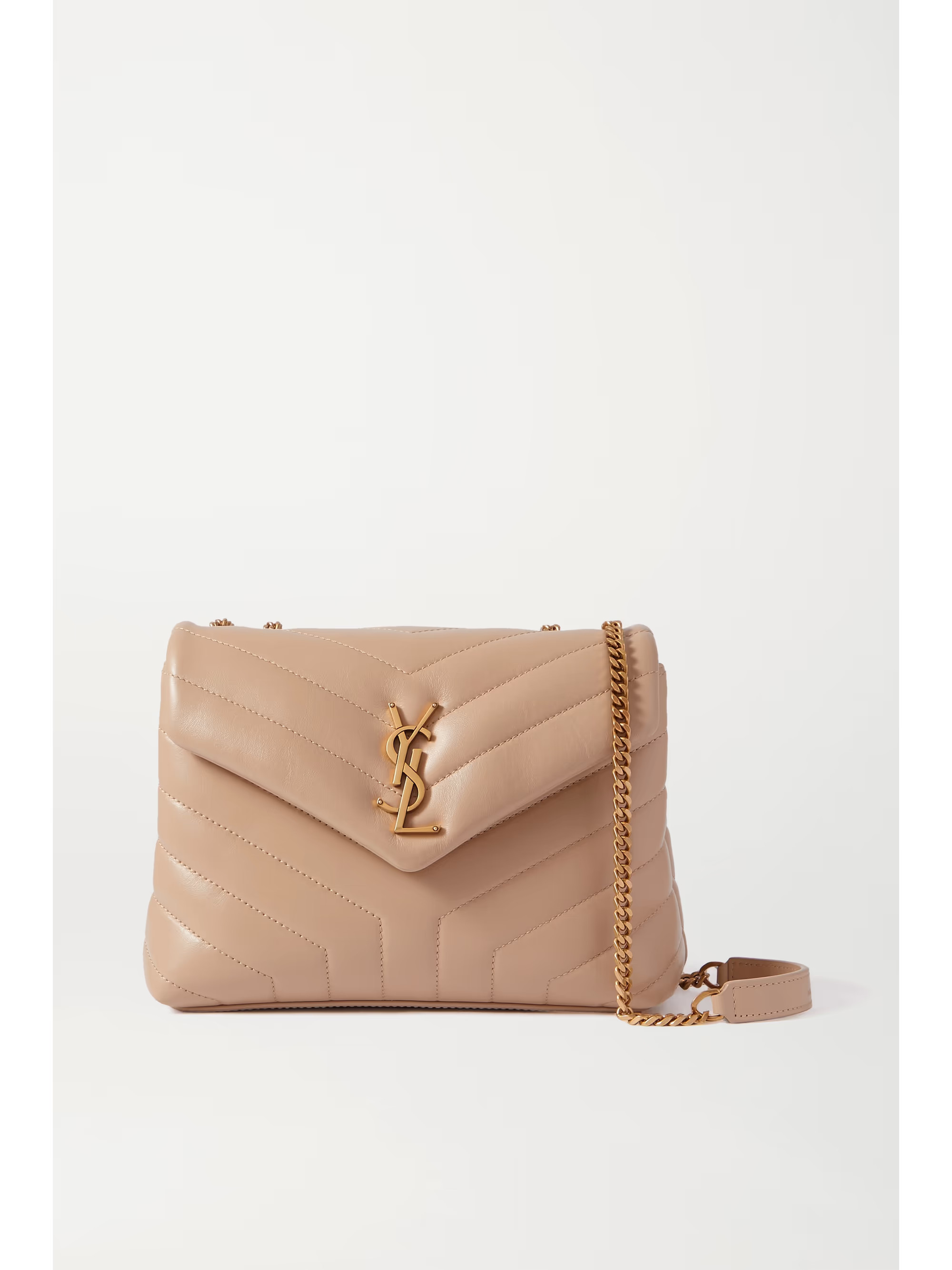 SAINT LAURENTLoulou small quilted leather shoulder bag | NET-A-PORTER (US)