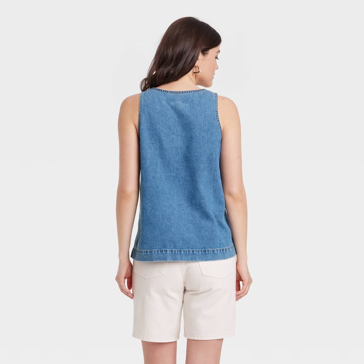 Women's Denim Tank Top - Universal Thread™ Medium Wash | Target