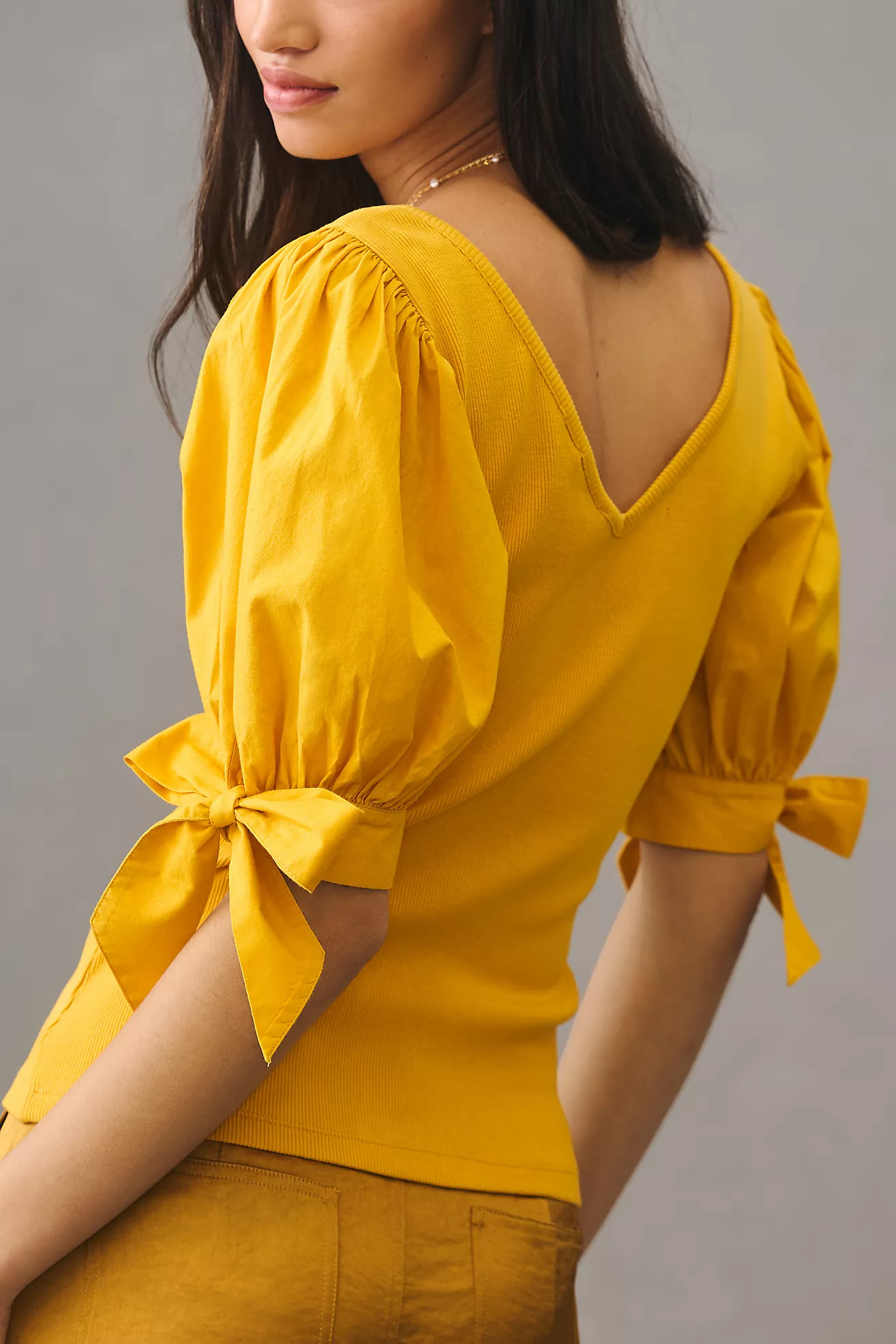 Maeve Puff-Sleeved Top | Anthropologie (US)