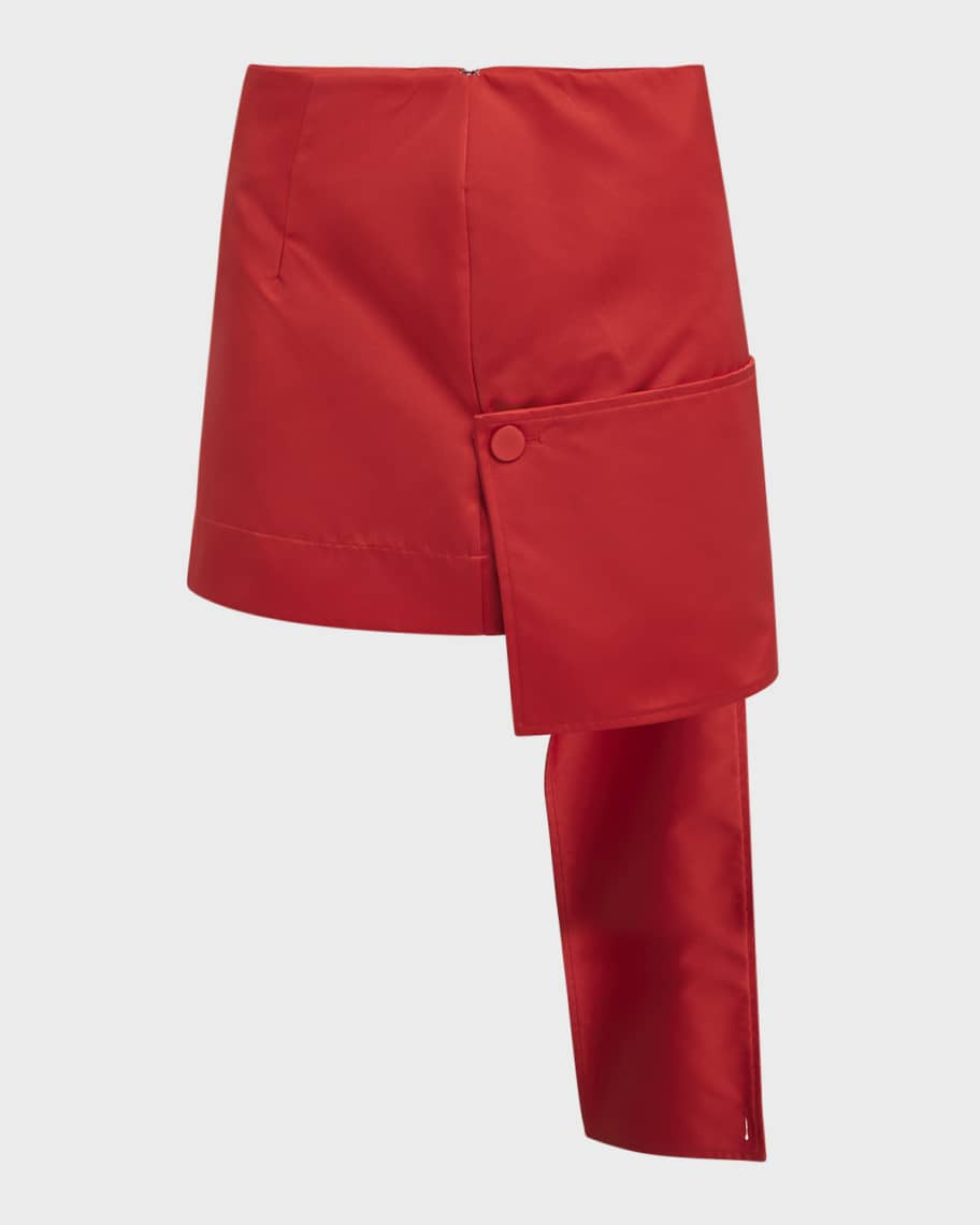 Plan C Button Panel Mini Skirt | Neiman Marcus
