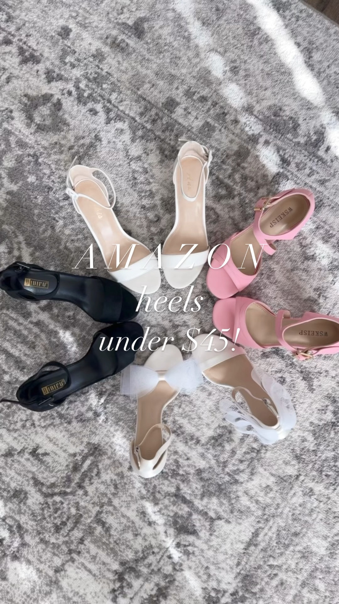Amazon heels under $45! They all fit true to size & are so stunning 🫶🏼

High heels, platform heels, platform pumps, women’s footwear, women’s shoes, bow heels, heels under $45

#LTKshoecrush #LTKfindsunder50 #LTKstyletip