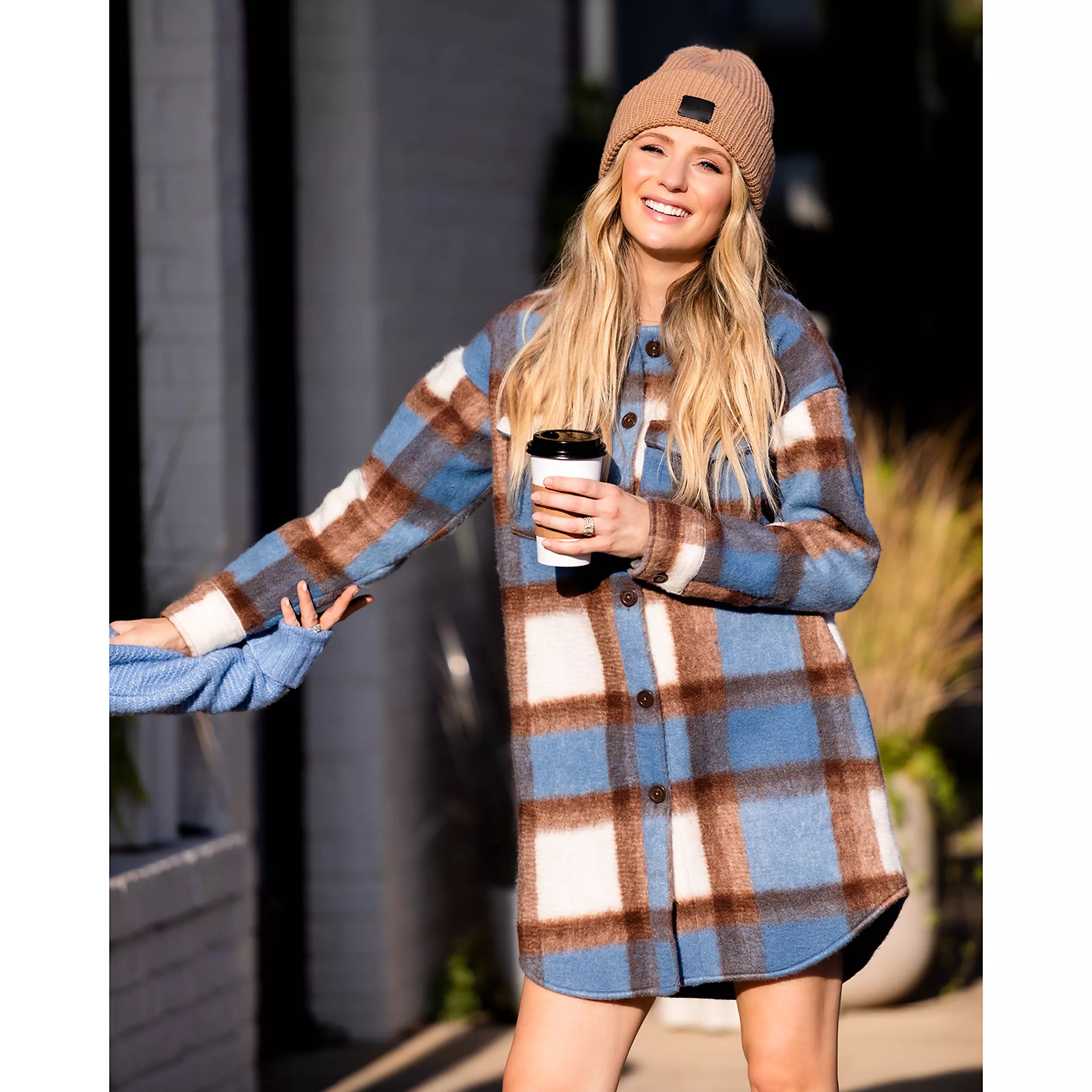 Women's Sonoma Goods For Life® x Lauren Lane Plaid Shacket | Kohl's