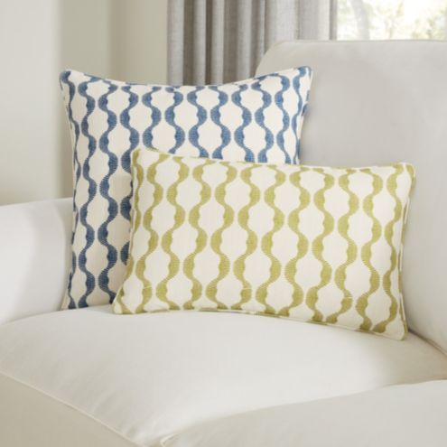 Thea Wave Stripe Pillow | Ballard Designs | Ballard Designs, Inc.