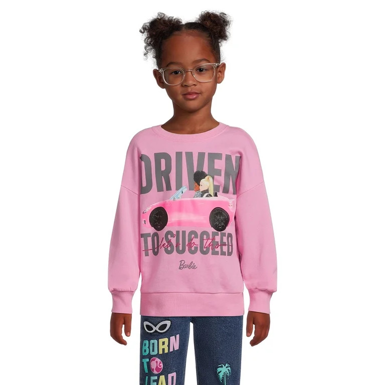 Barbie Girls Sweatshirt, Sizes 4-18 | Walmart (US)