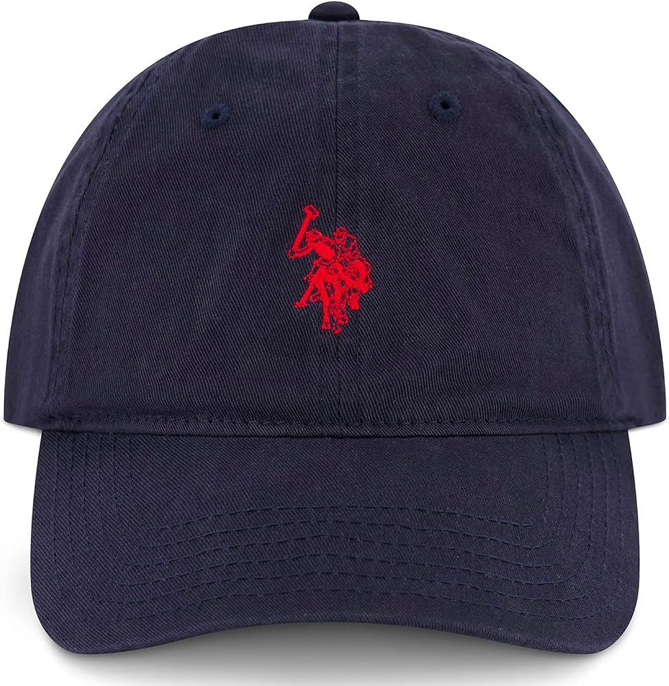 U.S. Polo Assn. Small Polo Pony Logo Baseball Hat, 100% Cotton, Adjustable Cap | Amazon (US)