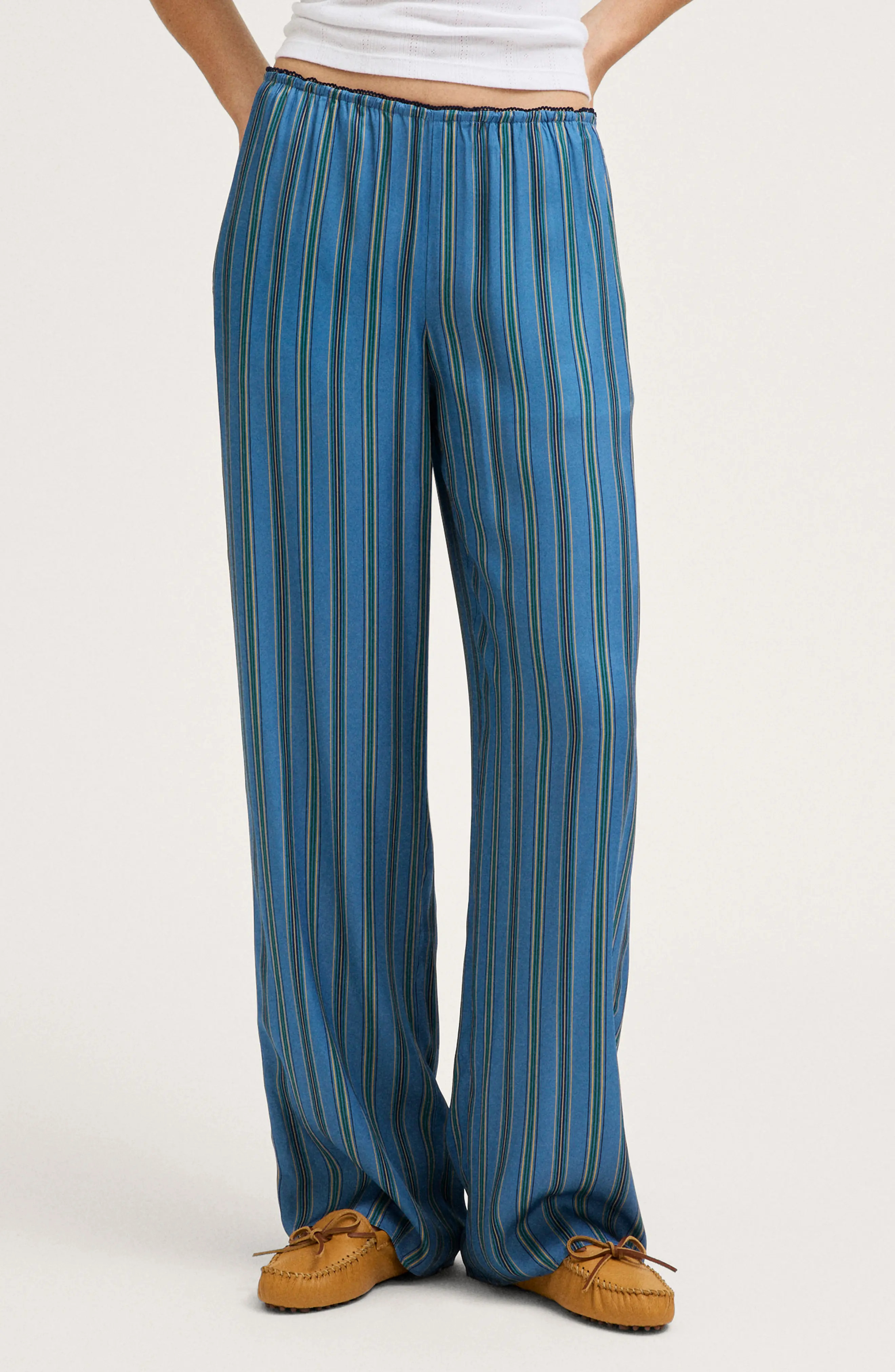 Madewell The Devon Pull-On Relaxed Straight Leg Pants (Women) | Nordstrom | Nordstrom