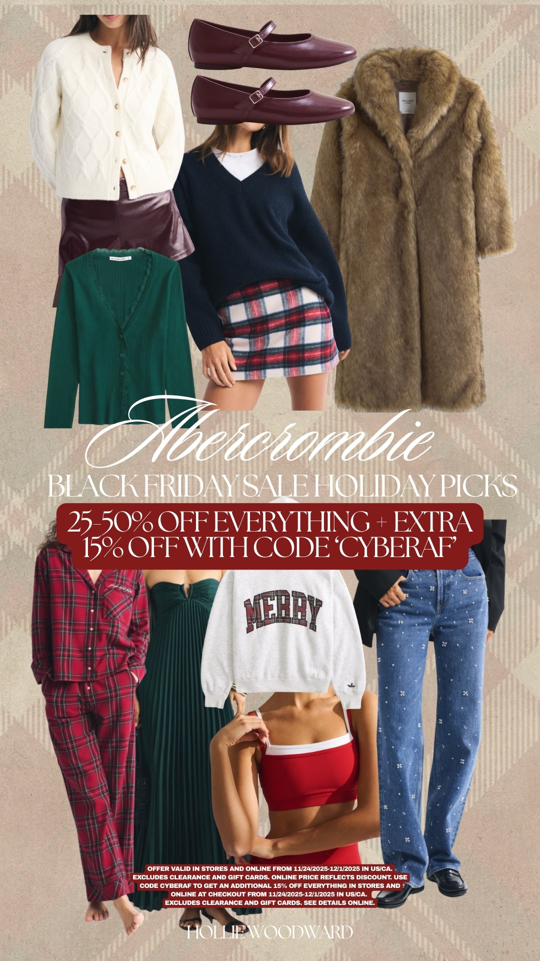 abercrombie's black friday sale is here 🛒 shop these holiday outfit staples 🎄

25-50% Off Everything: Offer valid in stores and online from 11/24/2025-12/1/2025 in US/CA. Excludes clearance and gift cards. Online price reflects discount. Use code CYBERAF to get an additional 15% off everything in stores and online at checkout from 11/24/2025-12/1/2025 in US/CA. 

 #LTKCyberWeek #LTKSaleAlert #LTKFindsUnder100