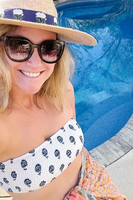 First pool day perfection in my favorite straw beach hat and sarong ! 

#LTKfindsunder100 #LTKstyletip #LTKSeasonal