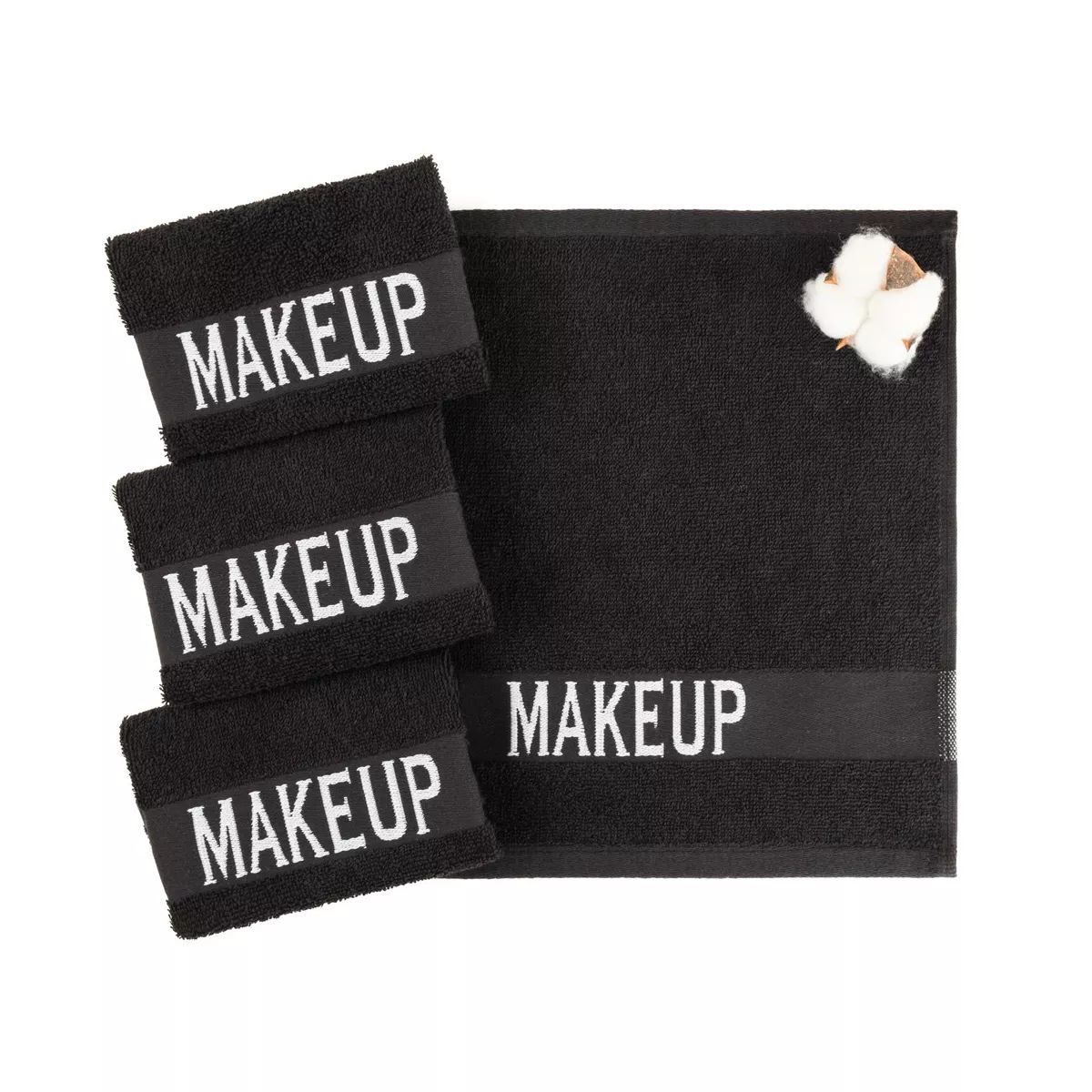 American Soft Linen Makeup Remover Face Cloth, 100% Cotton Makeup Towels, 4 Packed Face Towels, 1... | Target