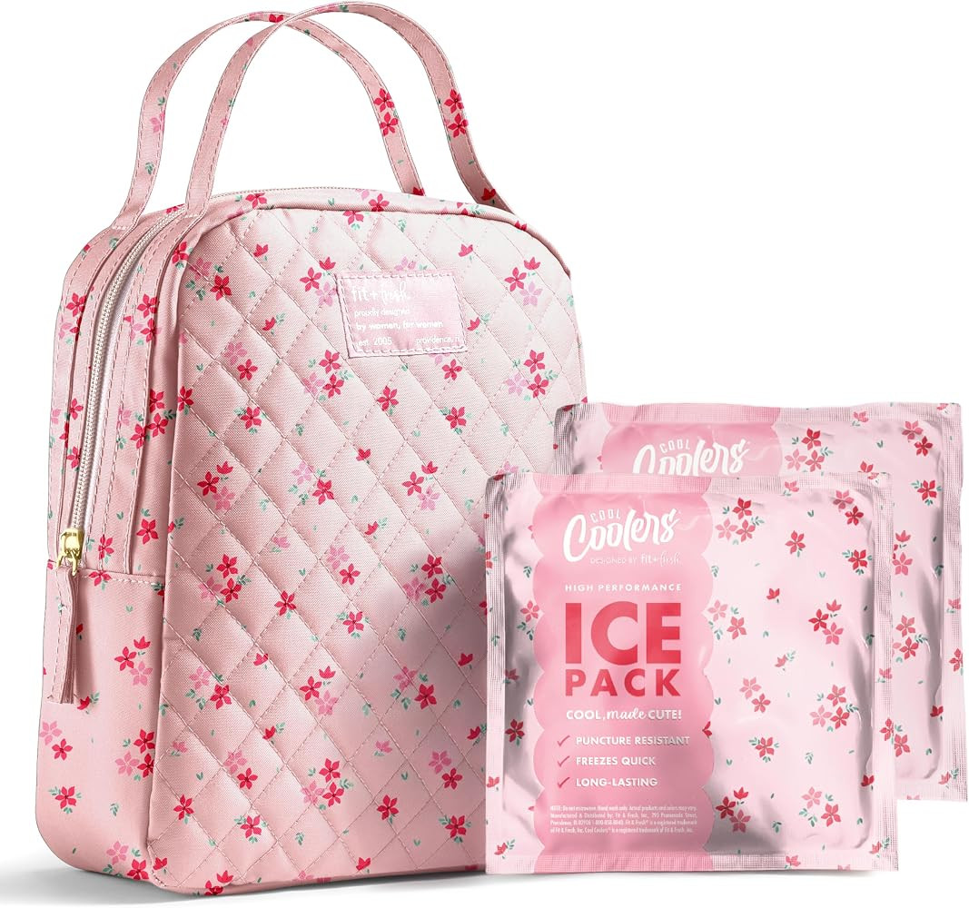 Fit & Fresh Insulated Bottle & Beyond Bag - Baby Bottle Cooler w/Ice Packs | Amazon (US)