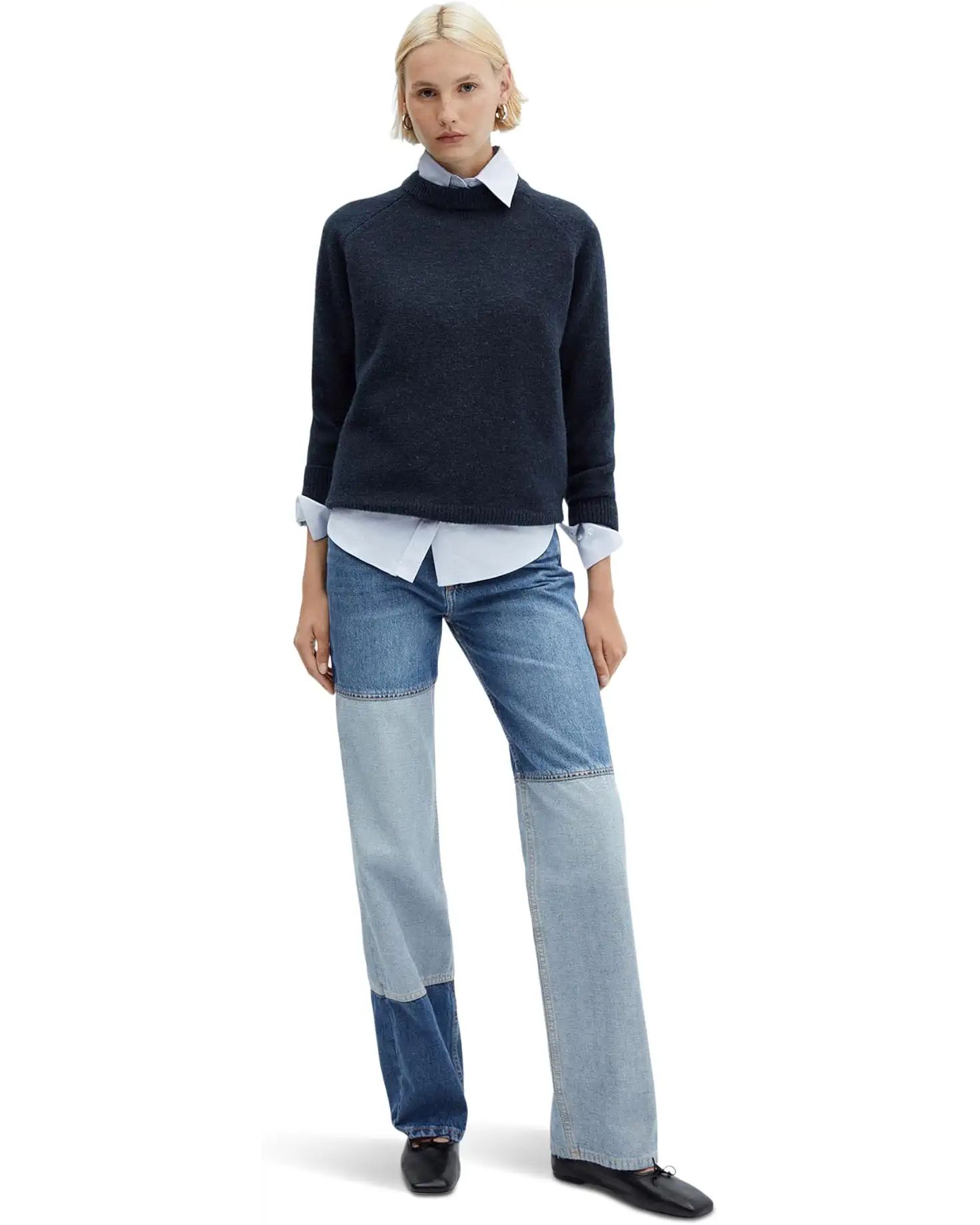 MANGO Dorotea Jeans in Mid Denim | Zappos