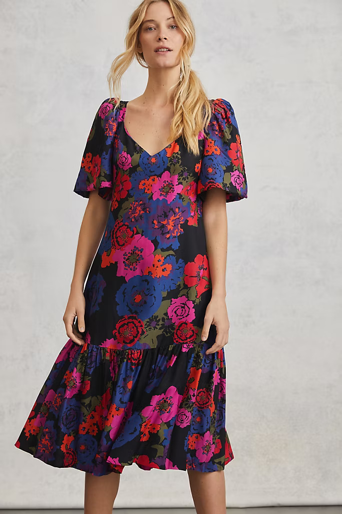 Sebastienne Midi Dress | Anthropologie (US)
