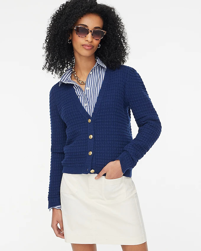 Textured cardigan sweater | J.Crew Factory