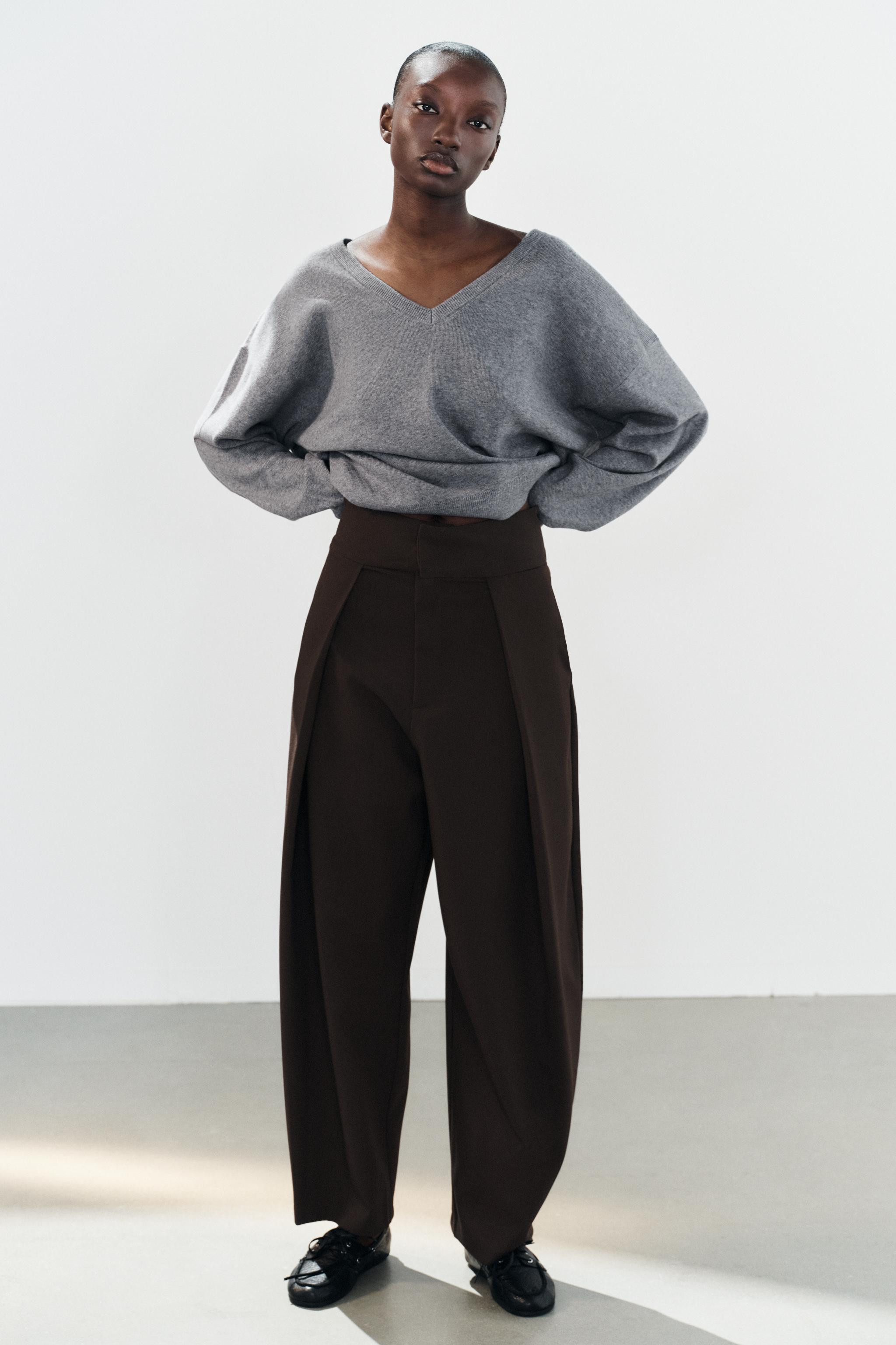 PLEATED BALLOON PANTS | Zara US