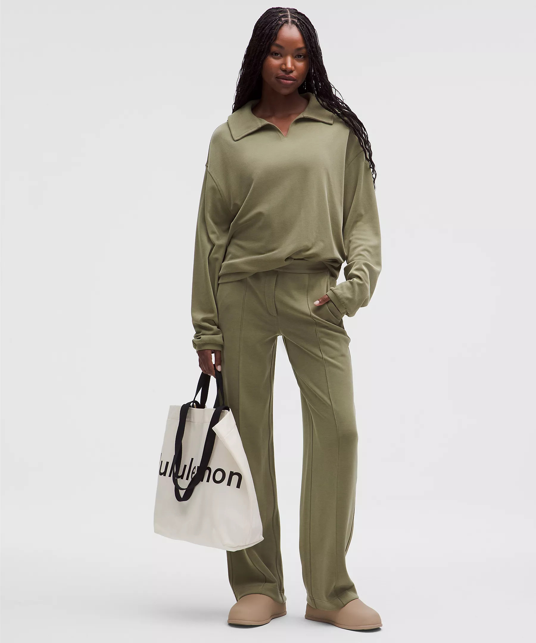 Softstreme Pintuck Mid-Rise Pant | Lululemon (US)