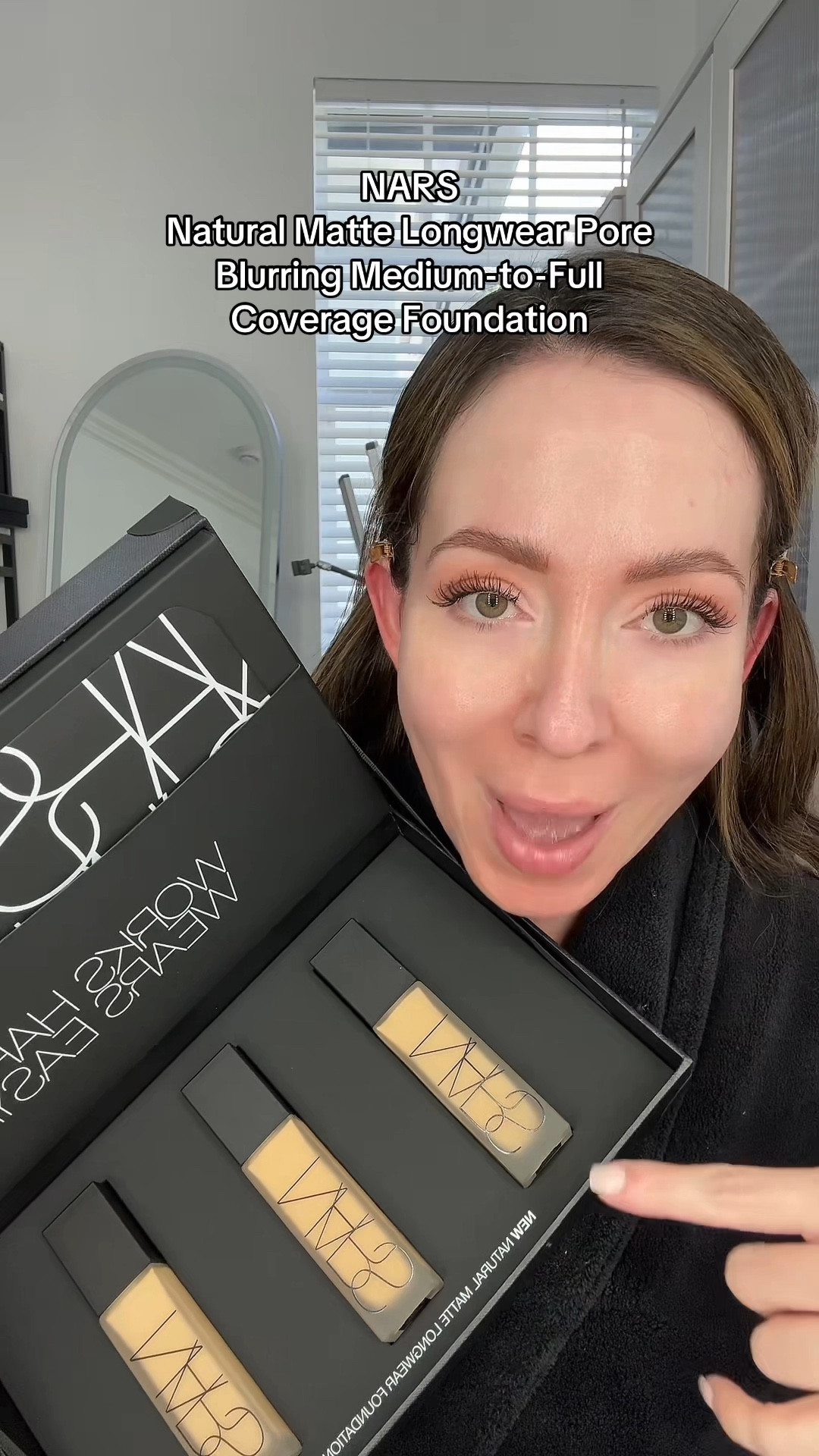 Completely obsessed with the new NARS Natural Matte Longwear Pore Blurring Foundation 🤍✨

This formula is weightless, breathable, and gives the most beautiful soft matte, pore-blurred finish without ever looking heavy. It smooths everything out while still letting your skin look like skin. The coverage is that perfect medium to full that builds so seamlessly.

I wore it all night and it did not budge. Still flawless, still smooth, still gorgeous hours later. If you love a matte that feels light and looks perfected, this one is everything.


#LTKgrwm #LTKOver40 #LTKBeauty