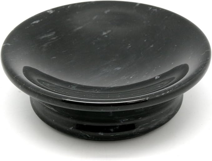Creative Home Natural Black Marble Soap Dish Soap Tray Holder for Bathroom Counter Organize, Kitc... | Amazon (US)