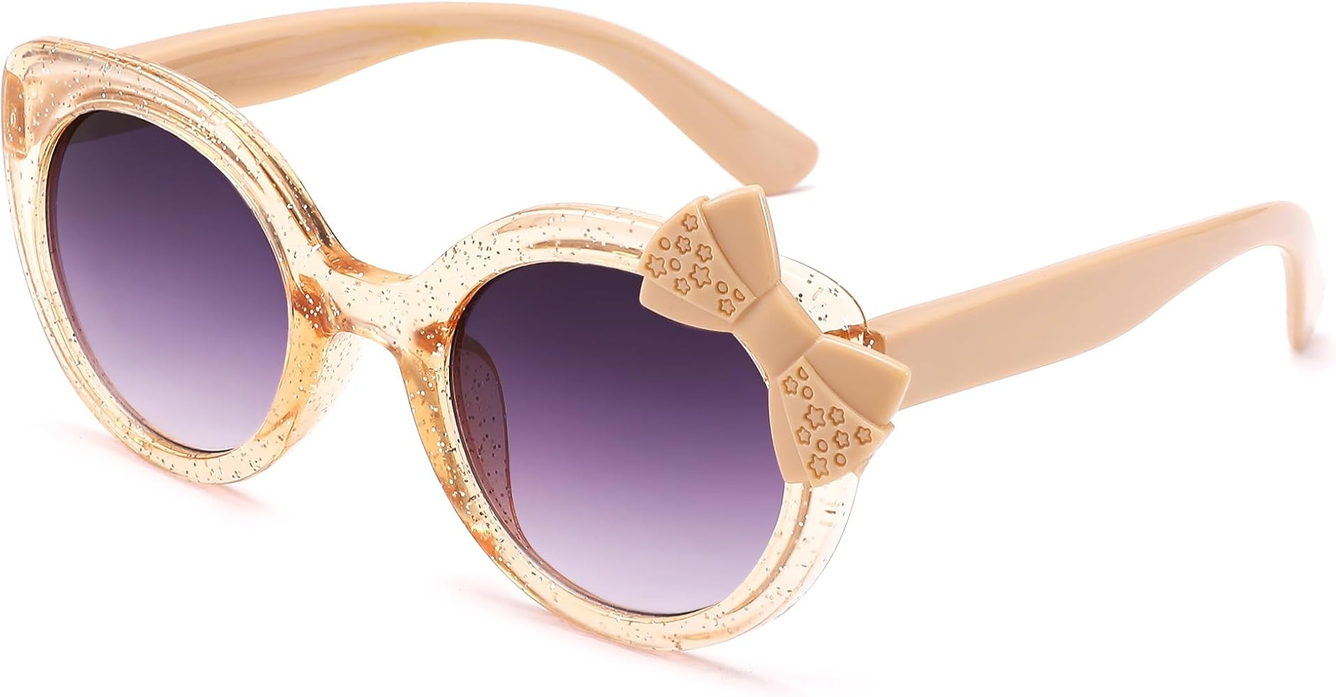 Kids Sunglasses for Girls Cute Cat Eye Toddler Sun Glasses Age 3-10 UV400 Protection | Amazon (US)