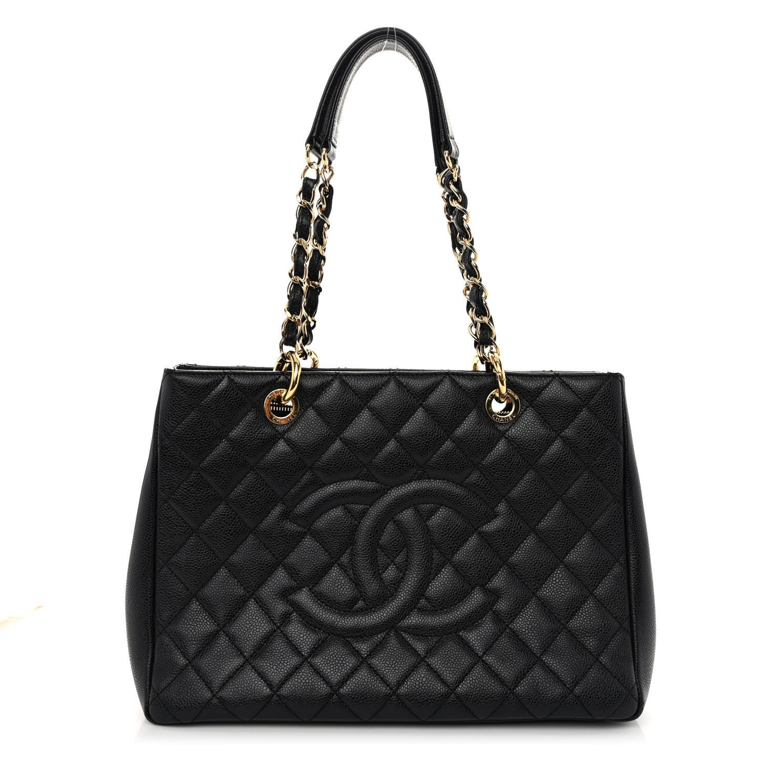 CHANEL Caviar Quilted Grand Shopping Tote GST Black | FASHIONPHILE | FASHIONPHILE (US)