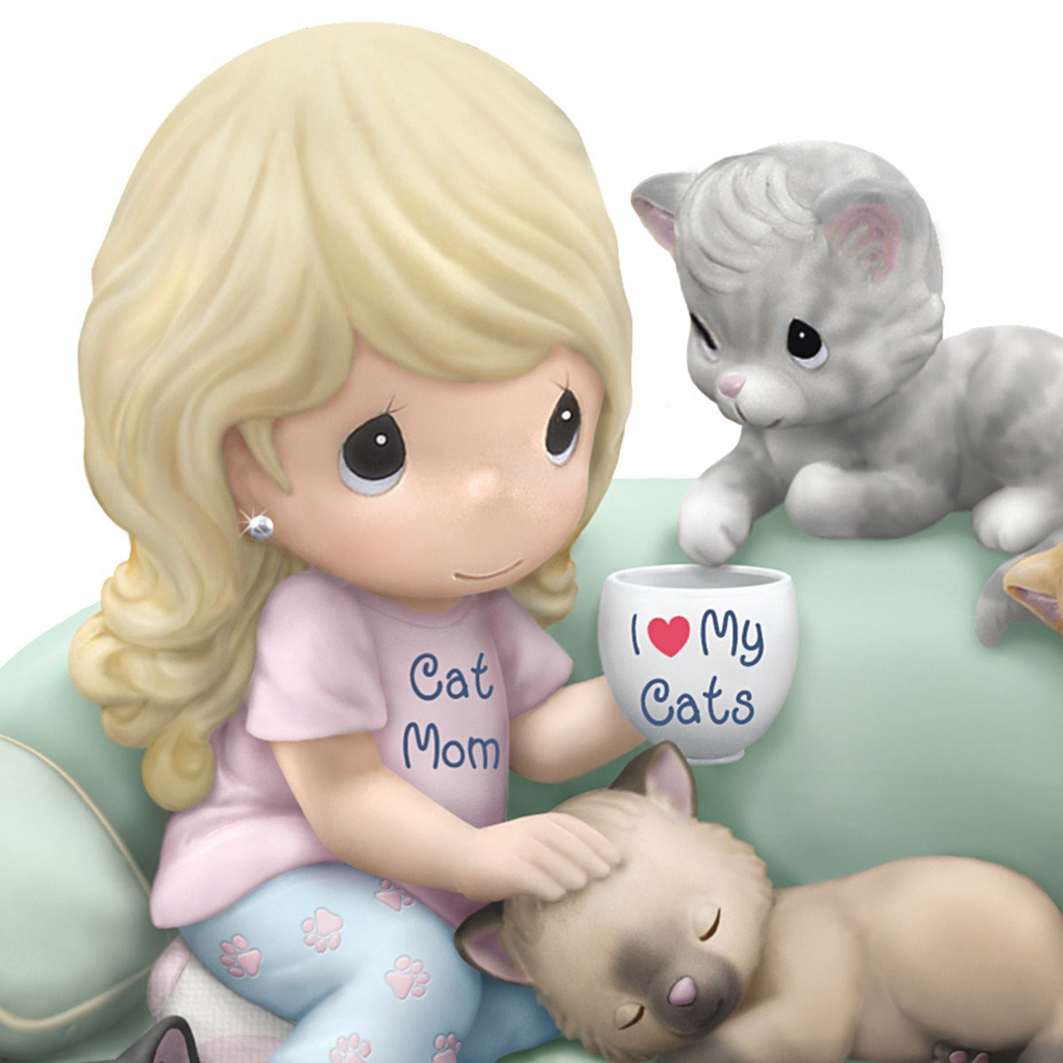 Precious Moments Home is Where My Cats are Figurine | Amazon (US)