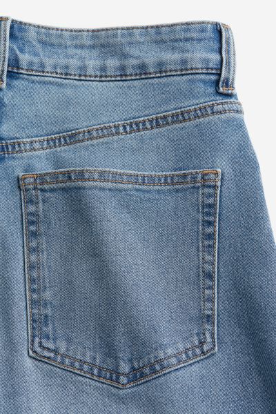 Wide High Ankle Jeans - Light denim blue - Ladies | H&M US | H&M (US + CA)