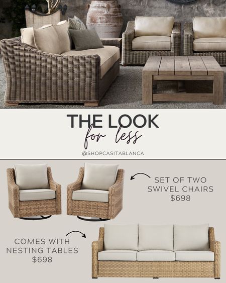 Get the look of the RH Provence outdoor conversation set look for less with this find!

Amazon, Rug, Home, Console, Amazon Home, Amazon Find, Look for Less, Living Room, Bedroom, Dining, Kitchen, Modern, Restoration Hardware, Arhaus, Pottery Barn, Target, Style, Home Decor, Summer, Fall, New Arrivals, CB2, Anthropologie, Urban Outfitters, Inspo, Inspired, West Elm, Console, Coffee Table, Chair, Pendant, Light, Light fixture, Chandelier, Outdoor, Patio, Porch, Designer, Lookalike, Art, Rattan, Cane, Woven, Mirror, Arched, Luxury, Faux Plant, Tree, Frame, Nightstand, Throw, Shelving, Cabinet, End, Ottoman, Table, Moss, Bowl, Candle, Curtains, Drapes, Window, King, Queen, Dining Table, Barstools, Counter Stools, Charcuterie Board, Serving, Rustic, Bedding, Hosting, Vanity, Powder Bath, Lamp, Set, Bench, Ottoman, Faucet, Sofa, Sectional, Crate and Barrel, Neutral, Monochrome, Abstract, Print, Marble, Burl, Oak, Brass, Linen, Upholstered, Slipcover, Olive, Sale, Fluted, Velvet, Credenza, Sideboard, Buffet, Budget Friendly, Affordable, Texture, Vase, Boucle, Stool, Office, Canopy, Frame, Minimalist, MCM, Bedding, Duvet, Looks for Less

#LTKhome #LTKSeasonal #LTKFind