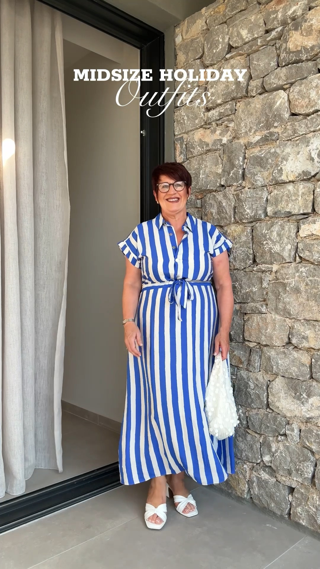 Styled my beautiful mum for our Greece getaway — watching her glow in every outfit proved one thing: style has no age or size limits 🇬🇷✨ 

My mum is a UK size 14-16 (bottom half a size 14, top half a size 16) and she’s 5ft2 for reference! These are the sizes we went for ⬇️

Stripe dress - size 16 (could have gone 18 for bust as the tie cinches the dress in)
Cream Waistcoat - size 18 (sized up cause they come up small)
Khaki skirt - size 14
Green zebra dress - size 16
Pink waistcoat - size 18 (sized up cause they come up small)
Patterned skirt - size 14
White shirt - size 16 
Stripe trousers - size 14
Cream Waistcoat - size 18 (sized up cause they come up small)
Blue skirt - size 14

Holiday outfits, summer outfits, over 60 style, midsize outfits, midsize holiday outfits, city break outfits, summer dresses

#LTKstyletip #LTKmidsize #LTKsummer