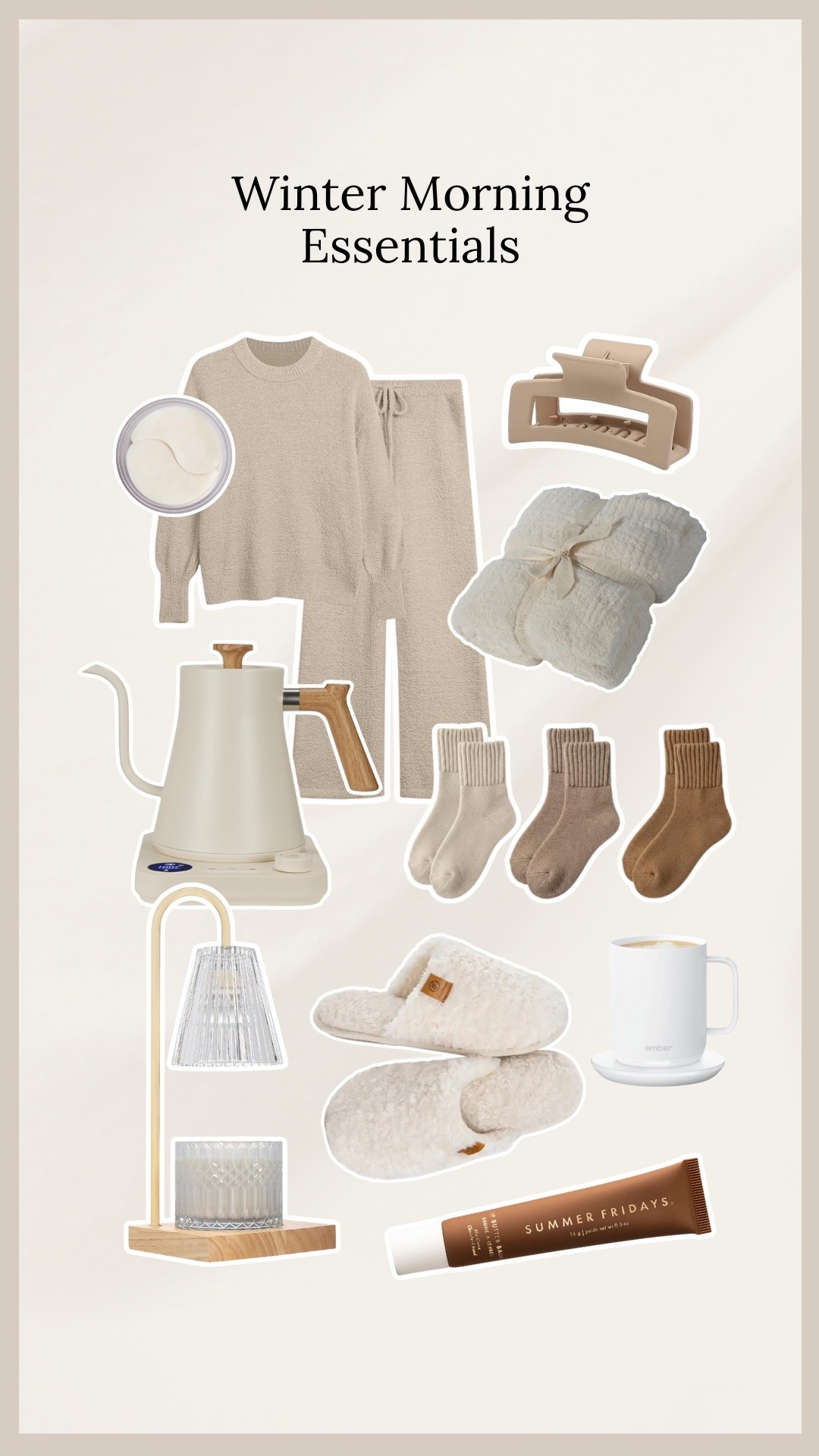 Winter Morning Essentials 

#LTKSeasonal #LTKHome