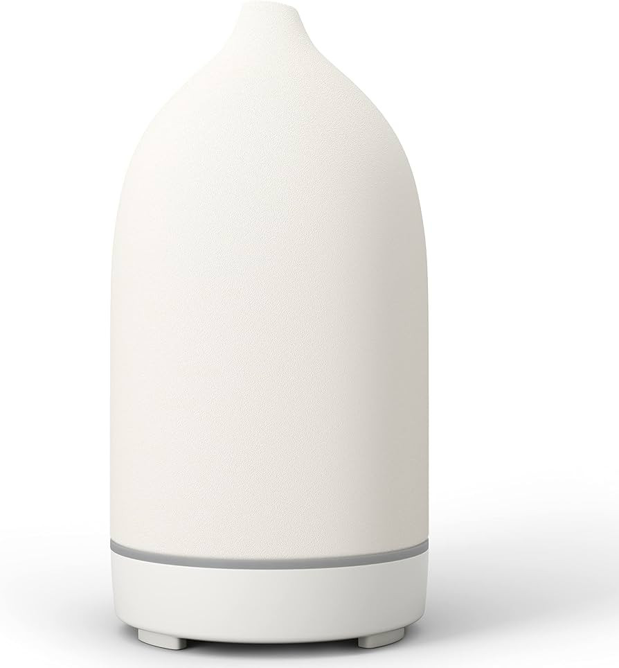 Essential Oil Diffusers,Handmade Ceramic Aromatherapy Diffuser for Room and 9 Colors Night Light ... | Amazon (US)