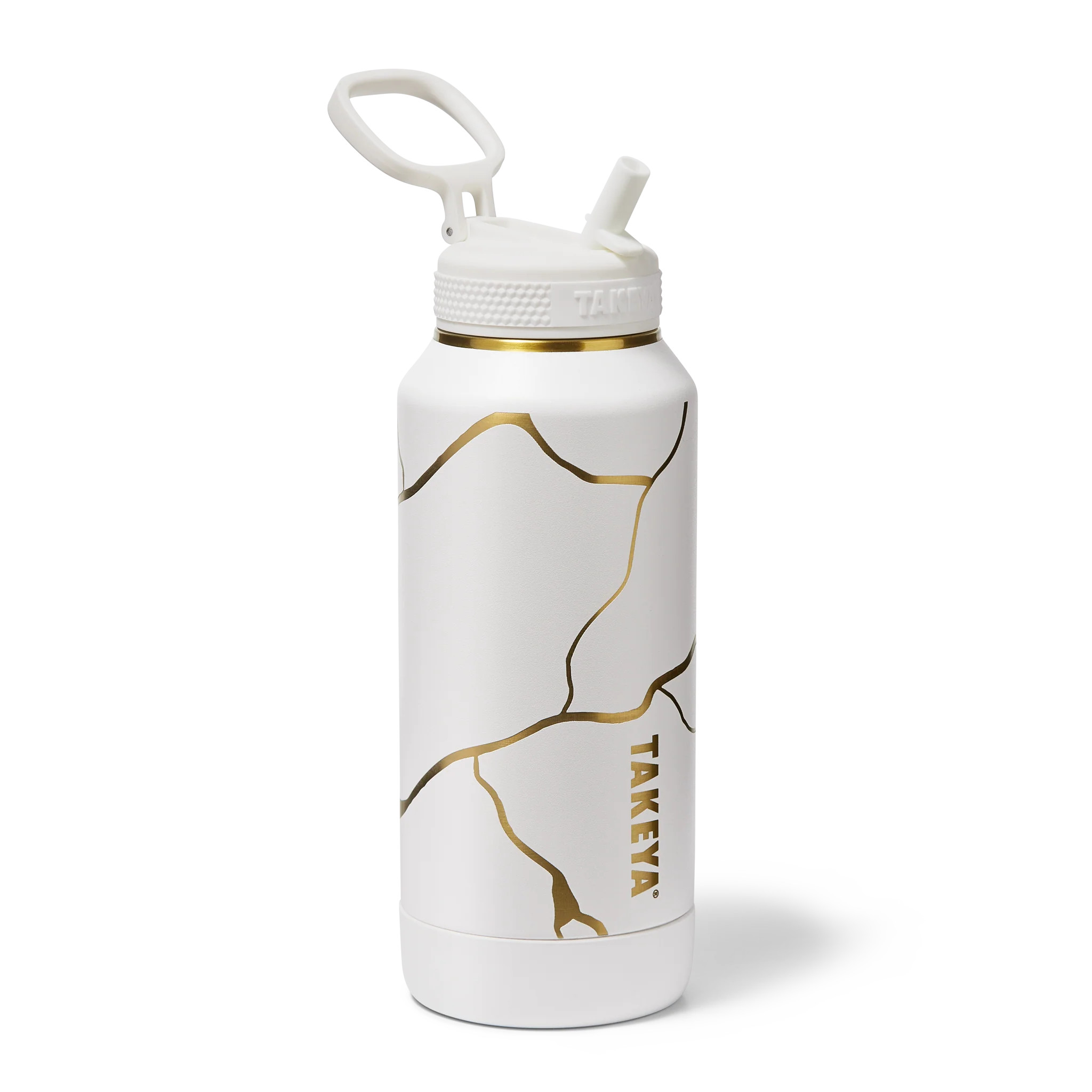 Kintsugi Water Bottle with Straw Lid | Takeya USA