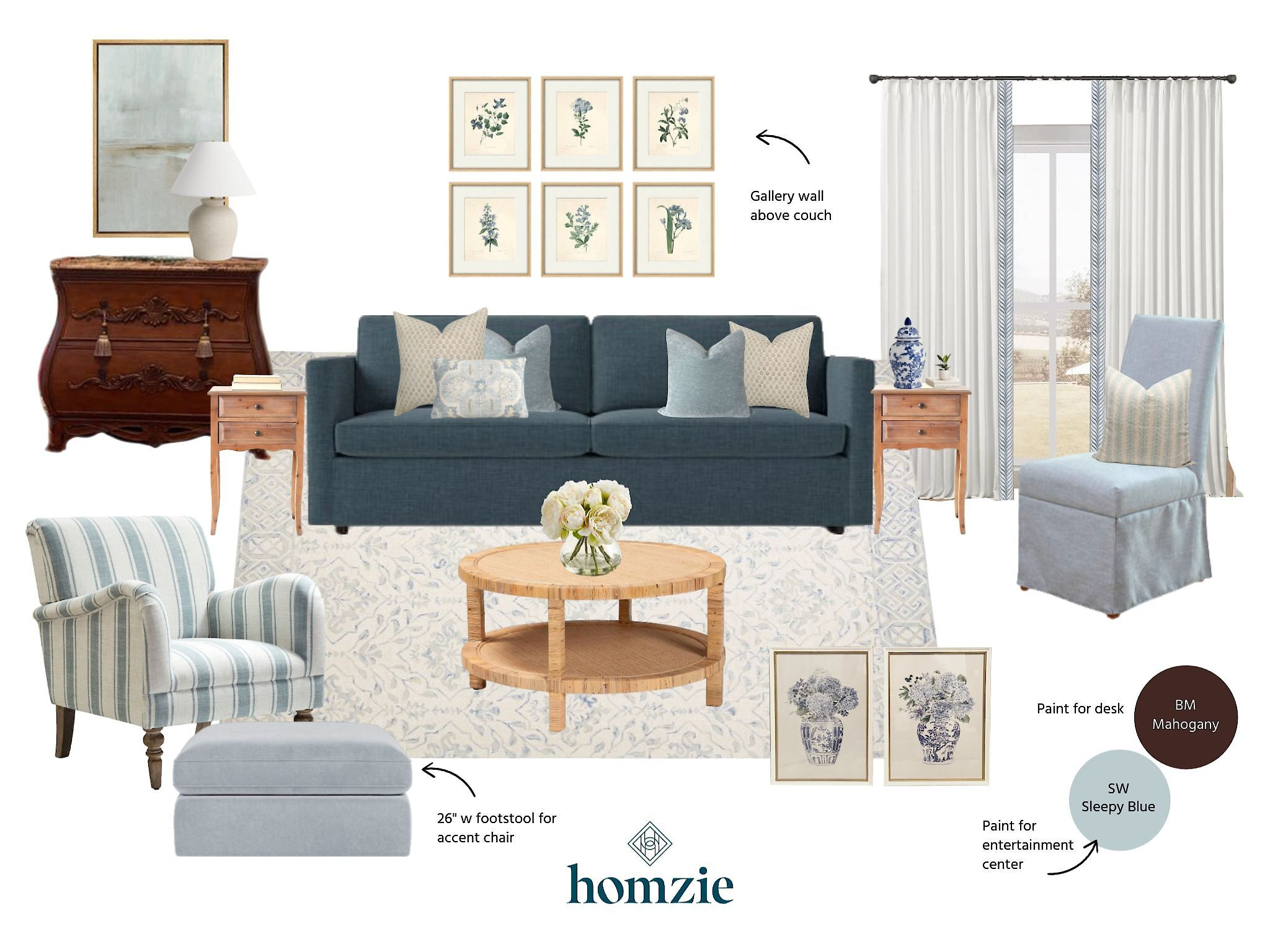  

Nancy Myers inspired living room design 