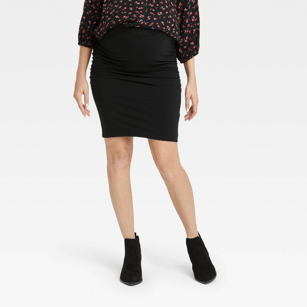 The Nines by HATCH™ Jersey Shirred Maternity Skirt Black | Target