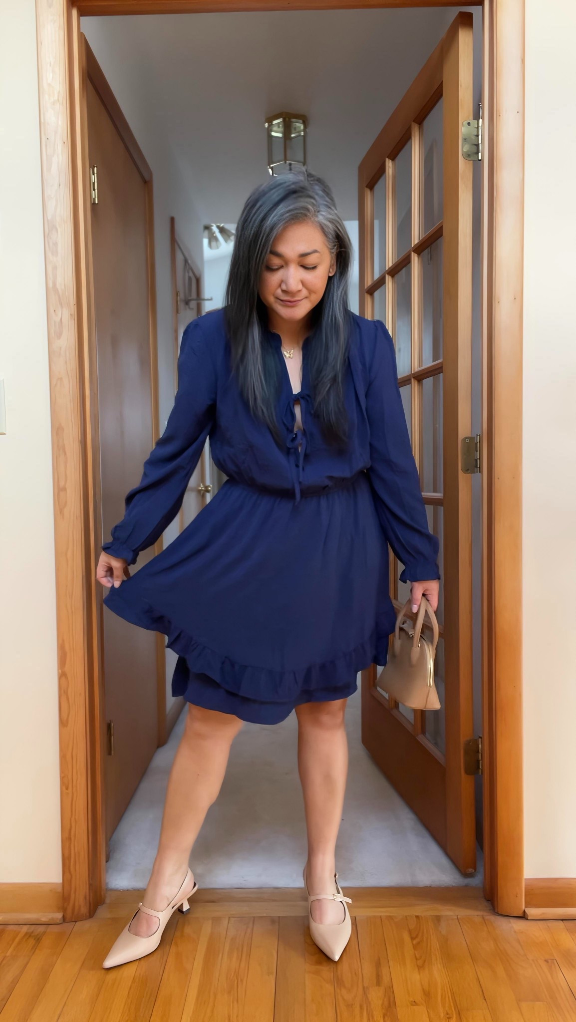 Loving this chic dress paired them with elegant heels and handbag! Scroll to shop and follow for more fashion finds. 

#LTKWorkwear #LTKootd #LTKWedding