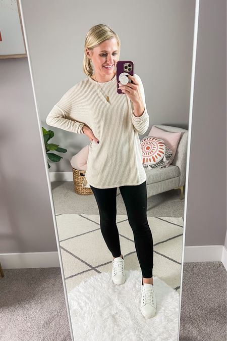 What I wore this week! This is my go-to comfy outfit when I don’t know what to wear! I love this tunic! 

#LTKstyletip #LTKSeasonal #LTKfindsunder100