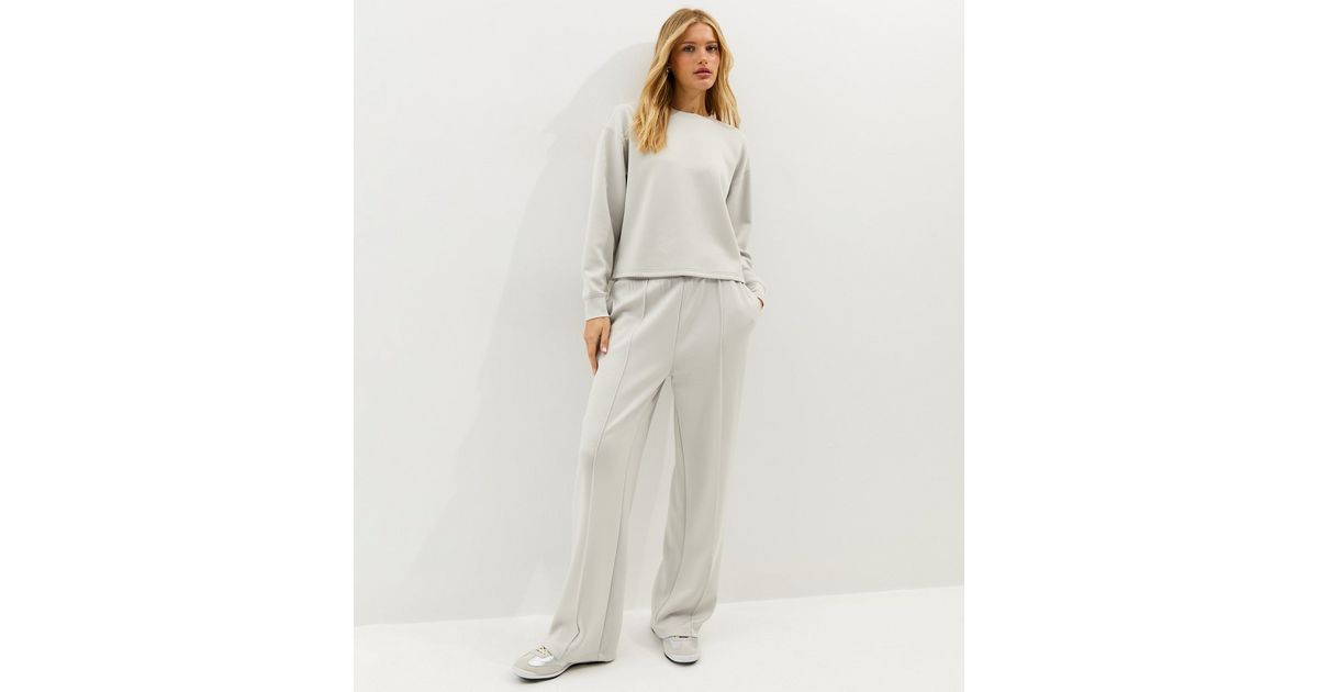 Light Grey Premium Jersey Joggers | New Look | New Look (UK)