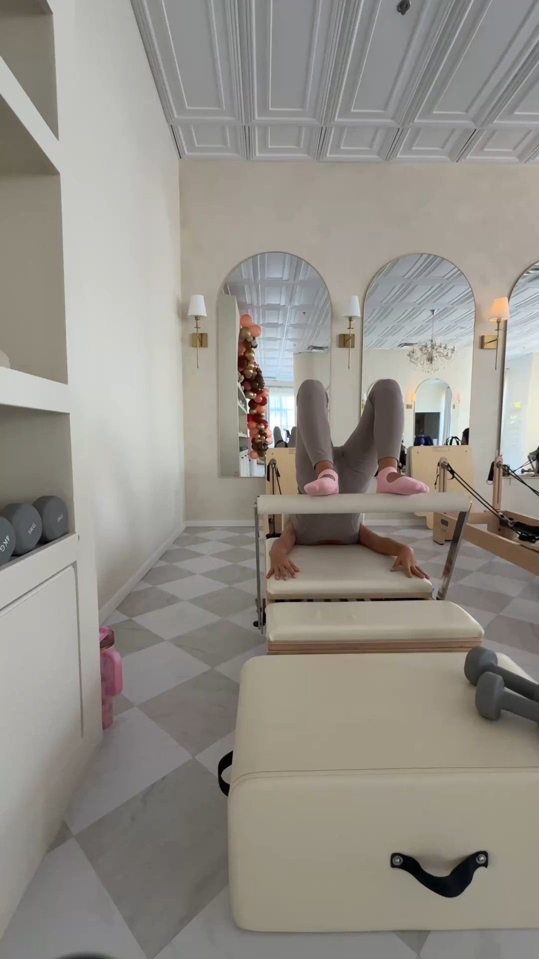 Abercrombie set is getting me through the struggle if Pilates reformer lol #abercrombie #ypb #pilates #pilatesreformer 

#LTKActive #LTKTravel #LTKStyleTip