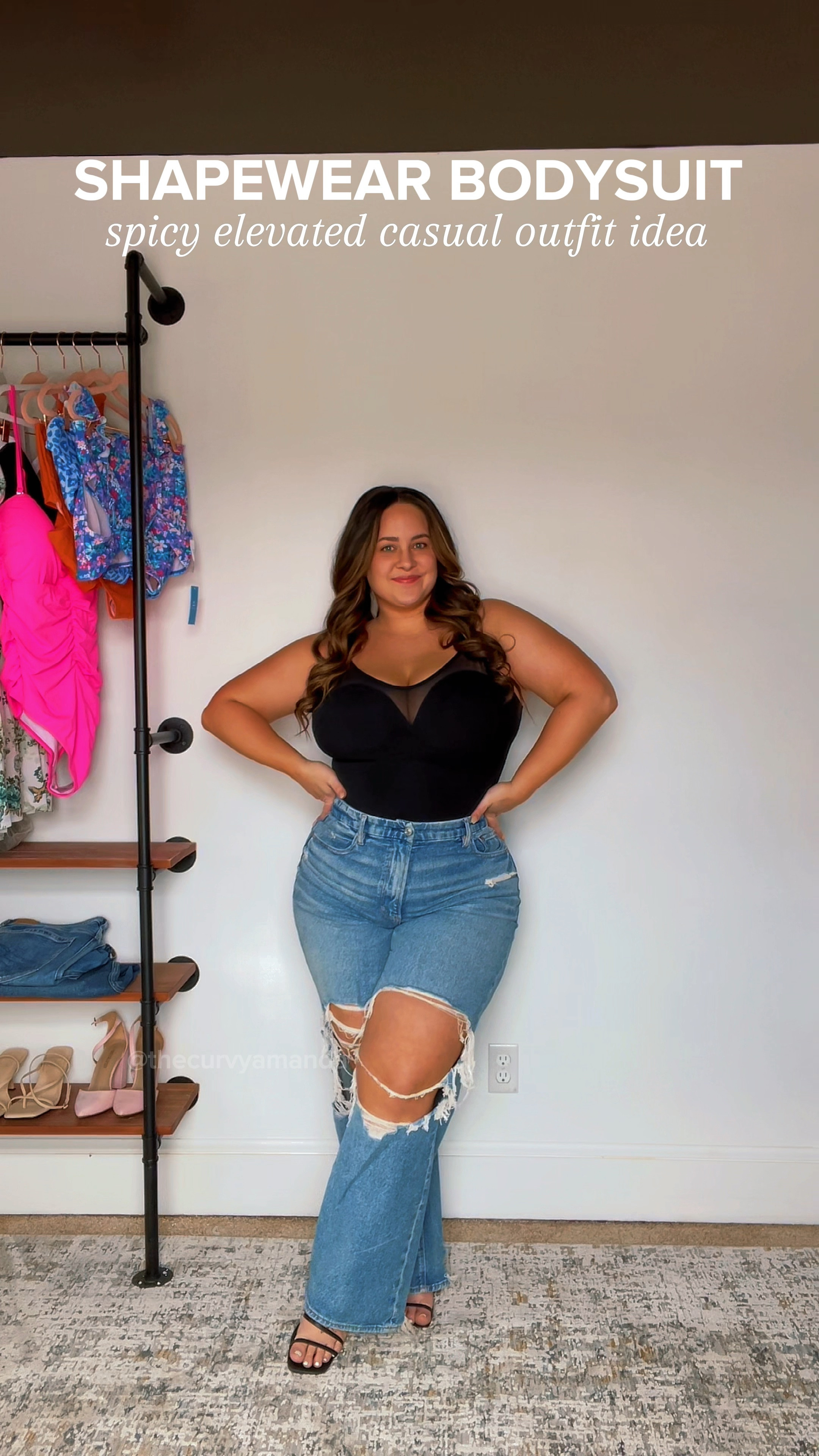 Bodysuit: size 3XL 
Jeans: size 14 

This bodysuit is ON SALE for 10% off, but I have a code for an additional 10%! I will include it with the link when I send it… but if you are shopping through my website, the code is below! 👇 

K5DHXNTE

#shapewear #mesh #sexy #datenight #girlsnight #elevatedcasual #size14 #size16 #summeroutfitideas 

#LTKfindsunder50 #LTKmidsize #LTKstyletip