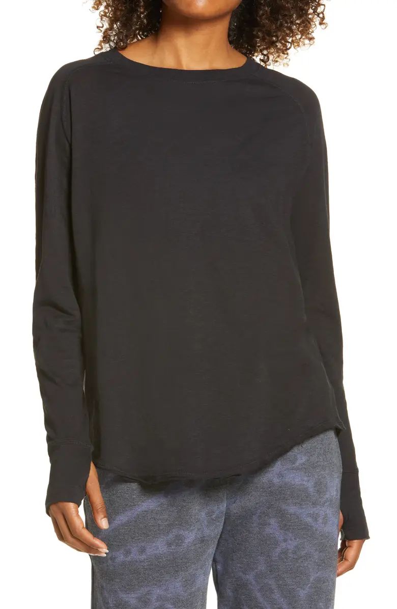Zella Relaxed Long Sleeve T-Shirt | Nordstrom | Nordstrom