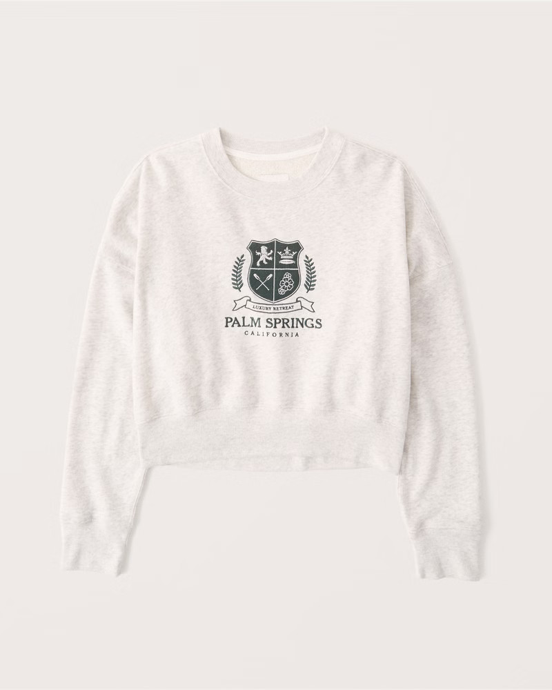 Graphic Crew Sweatshirt | Abercrombie & Fitch (US)