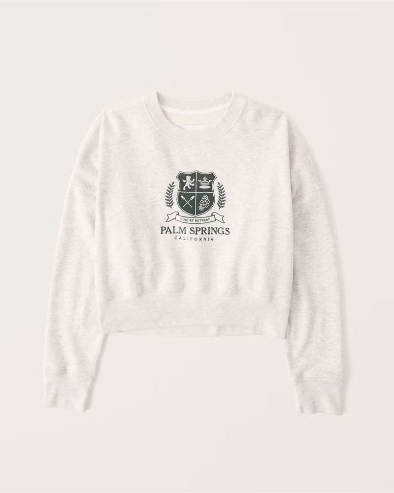 Graphic Crew Sweatshirt | Abercrombie & Fitch (US)