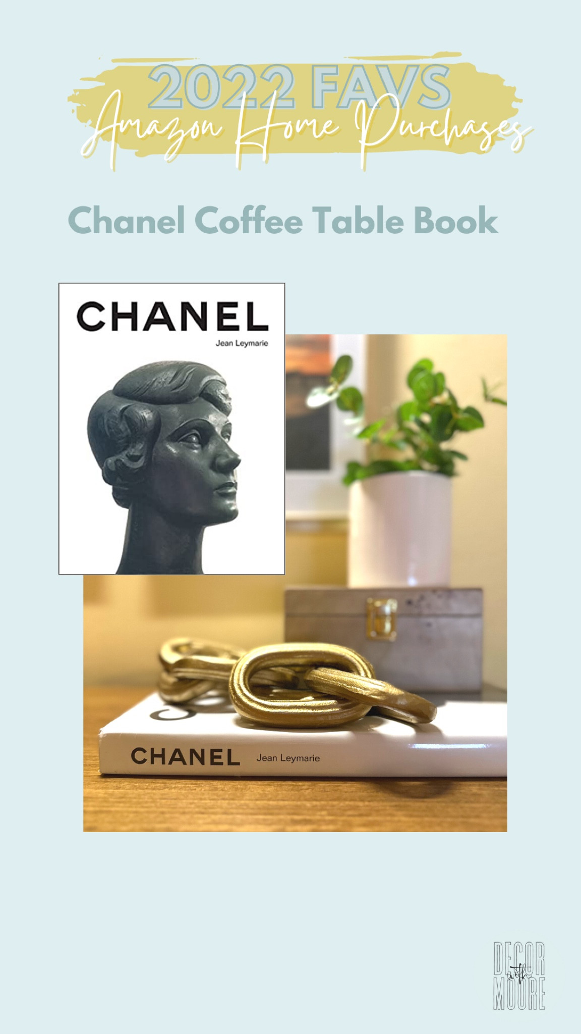 Chanel Book Decor 