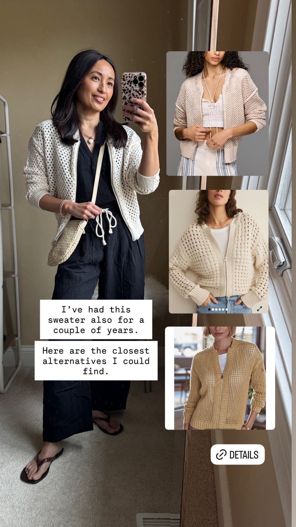 Spring break. My vacation outfit essentials. These are the types of staple pieces that I pack for warm weather getaways. 
- Cotton gauze pieces to wear as a set or as separates. Bright colors and prints are also available  Exact top true to size. On sale for $17. 
Exact pants (slight barrel wide leg style) true to size in regular length. The shape and cut feel stylish. On sale for $29. 
- Simple sandals that go from pool or beach to dinner. Exact run true to size and look designer.  $15  
- Textured bag with a vacation-y vibe. I’ve had this exact woven rattan bag for a couple of years now. A straw bag is also the perfect accessory. 
- Lightweight knit layering piece. I love an open knit cardigan like this one. 


#LTKootd #LTKTravel #LTKOver40