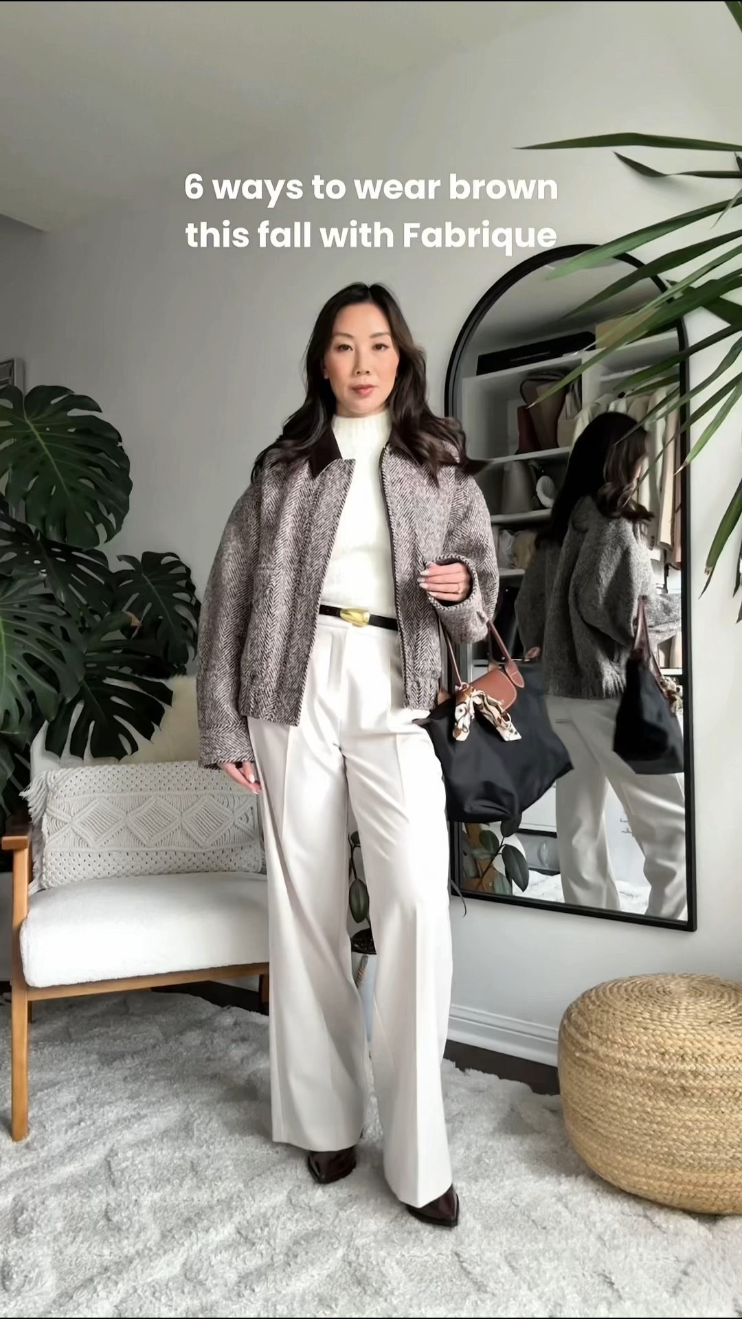 6 ways to wear brown this fall with @fabrique_official🍂 If you’re building a capsule wardrobe, jackets are one of the best investments — they pull every outfit together and instantly make it look more polished.

Use my code EILEEN15 for 15% off your Fabrique favourites on your first purchase ✨
Comment Fall to get the DM

I found 3 timeless neutrals from @fabrique_official that you can dress up or down and wear on repeat. Fabrique works with designers from around the world to create beautifully made pieces that feel luxe but are still wearable every day.

My picks: a tweed baseball jacket that makes denim look elevated, an ultrasuede bomber with leather trim you can style two ways, and a textured herringbone blazer that goes with everything. #falltrends #falloutfitinspo #classystyle #fabrique #capsulewardrobe

#LTKSaleAlert #LTKOver40 #LTKWorkwear