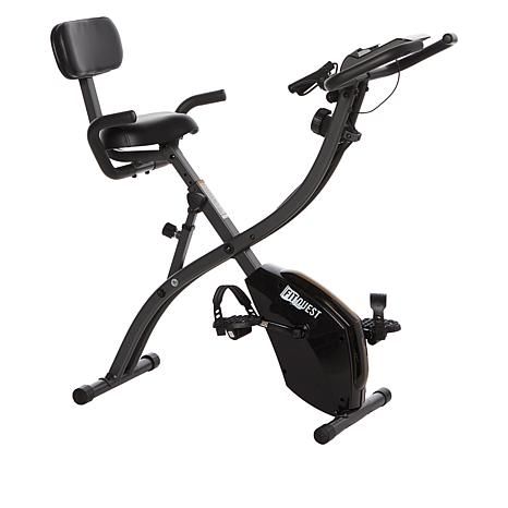 FitQuest Upright Flex Express and Recumbent Bike with Resistance Bands | HSN