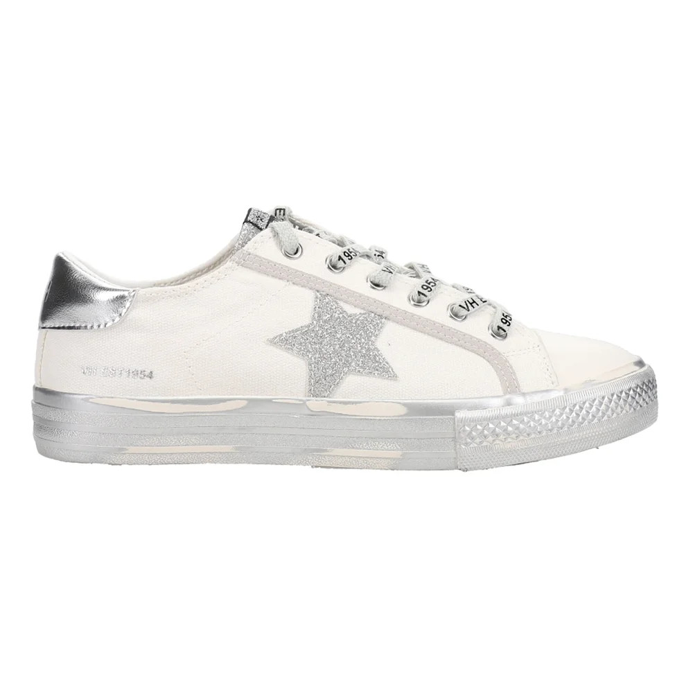 Vintage Havana Womens Alive 7 Metallic Glitter Lace Up  Athletic Sneakers C | Walmart (US)